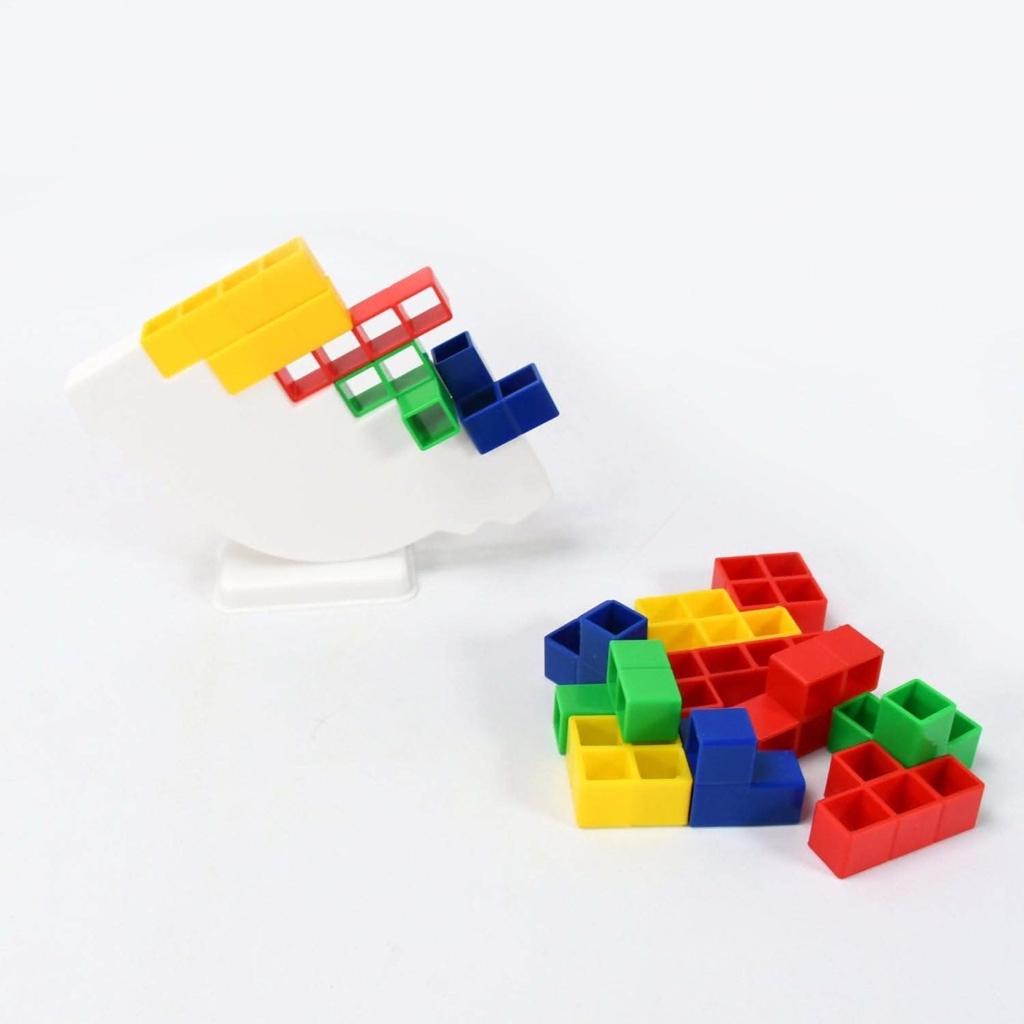 3D Tower Game, Tower Balance Game, Tower Stacking Game Adult Kid Tower Stacking Blocks Balance Game Blocks Building Toys for Kids Age 3+ Years (16 Pcs Set) - infinityexculsivestore.com