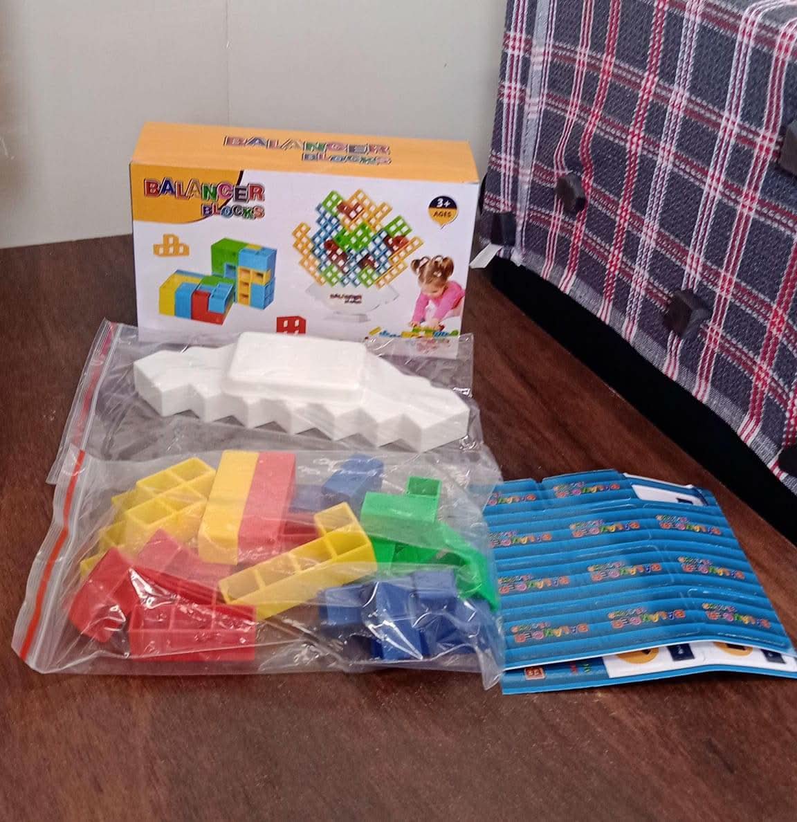 3D Tower Game, Tower Balance Game, Tower Stacking Game Adult Kid Tower Stacking Blocks Balance Game Blocks Building Toys for Kids Age 3+ Years (16 Pcs Set) - infinityexculsivestore.com