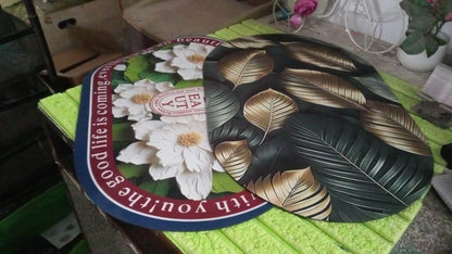 3D Visual Anti-Slip Absorbent Mat New Soft Super Absorbent Floor Mats, Cute Flowers Shower Drying Bathroom Mat (Mix Design / 1 Pc) - infinityexculsivestore.com