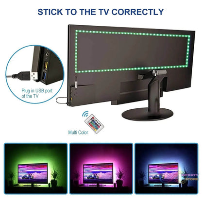3M RGB LED Strip Lights, LED Mood Lights (1 Set) - infinityexculsivestore.com
