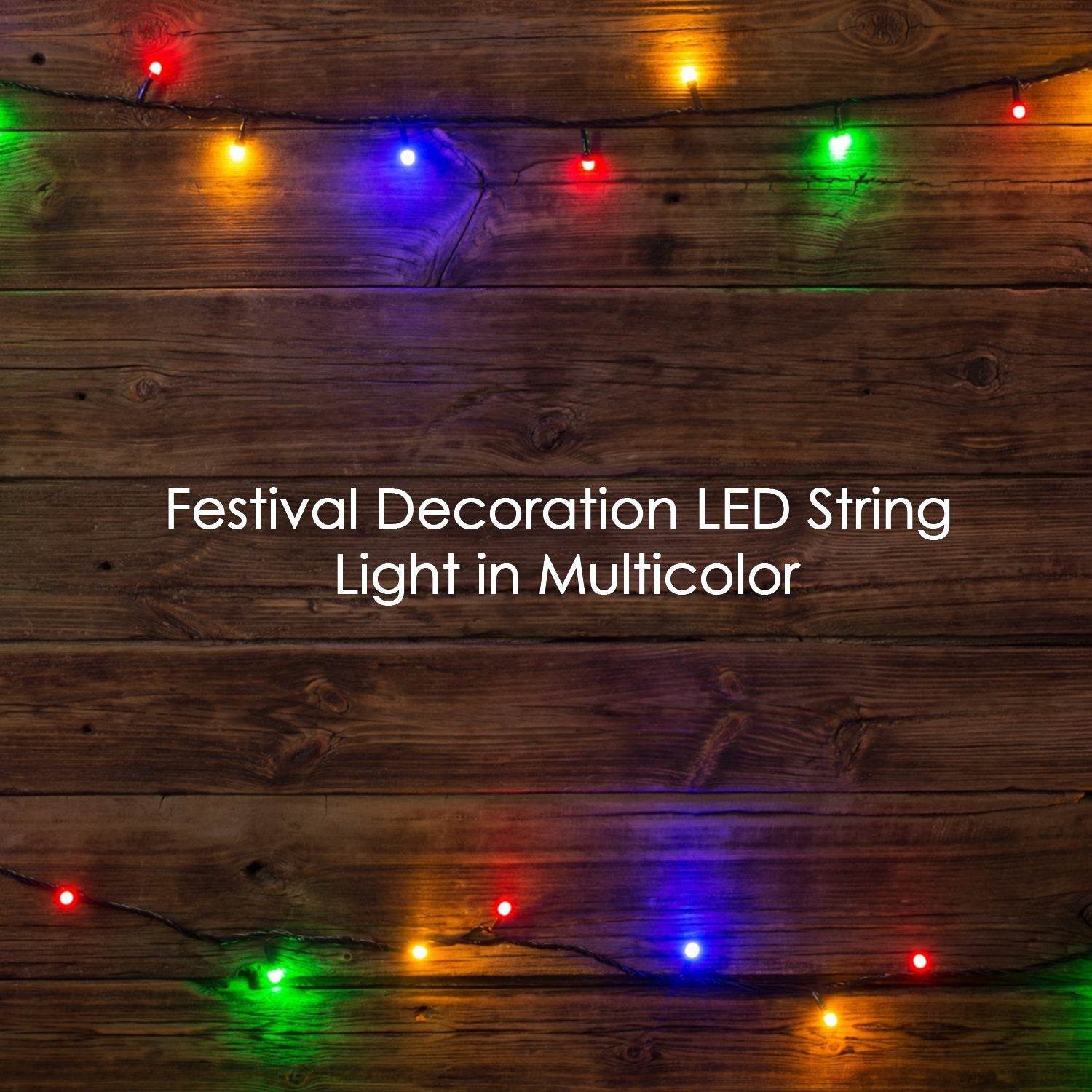3Mtr Home Decoration Diwali & Wedding LED Christmas String Light Indoor and Outdoor Light ,Festival Decoration Led String Light, Multi-Color Light 1.4MM (15L 3 Mtr) - infinityexculsivestore.com