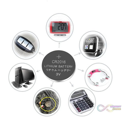3V 2016 Lithium Button Cell Battery Retail Pack Of 25Pcs - infinityexculsivestore.com