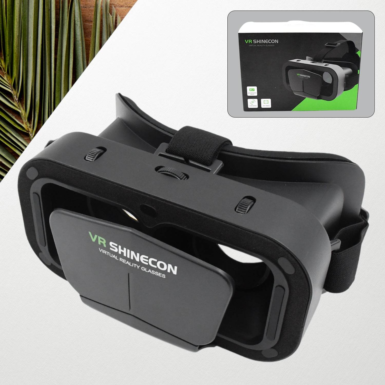 3d VR Headset Compatible with iPhone & Android Virtual Reality VR Goggles For 3D VR Movies Video Games (1 Pc) - infinityexculsivestore.com