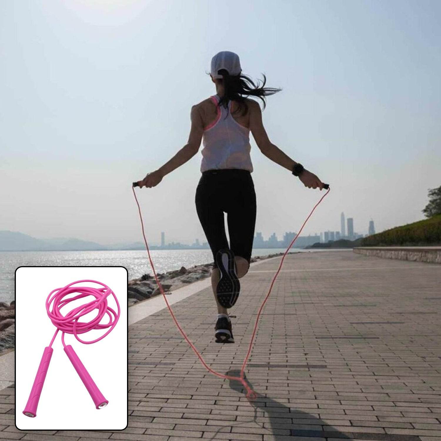 3m Plastic Adjustable Jump Rope: High-Speed Skipping, Crossfit, Fitness - infinityexculsivestore.com