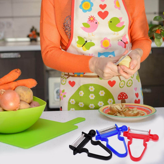 3pc Durable Blade Vegetable Peelers with Ergonomic Handles - infinityexculsivestore.com