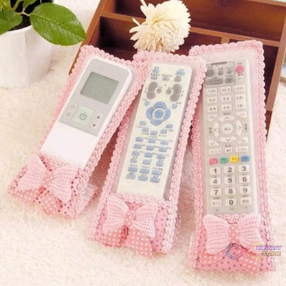 3pc Remote Cover for TV, Air Conditioner, D2H, DTH Remote Control Dust Cover (Mix Design / 3 Pc) - infinityexculsivestore.com