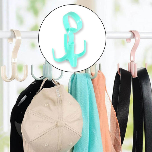 4-Claw Multi-Function 360 Degree Rotatable Purse Rack Handbag Hanger Hook - infinityexculsivestore.com
