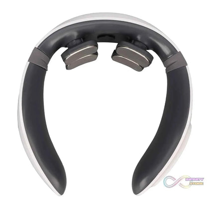 4 Heads Smart Electric Neck and Back Pulse Massager (1 Pc) - infinityexculsivestore.com