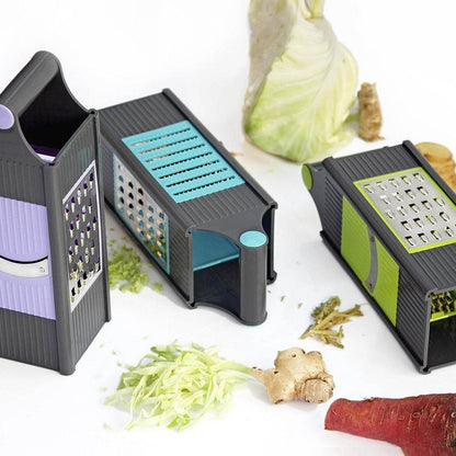 4 In 1 Plastic Vegetable And Fruit Grater And Slicer For Kitchen - infinityexculsivestore.com