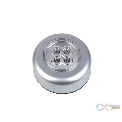 4 LED Battery - Powered Wireless Night Light Stick Tap Touch Lamp Stick - on Push Light for Closets, Cabinets, Counters, or Utility Rooms, Cordless Touch Light - infinityexculsivestore.com
