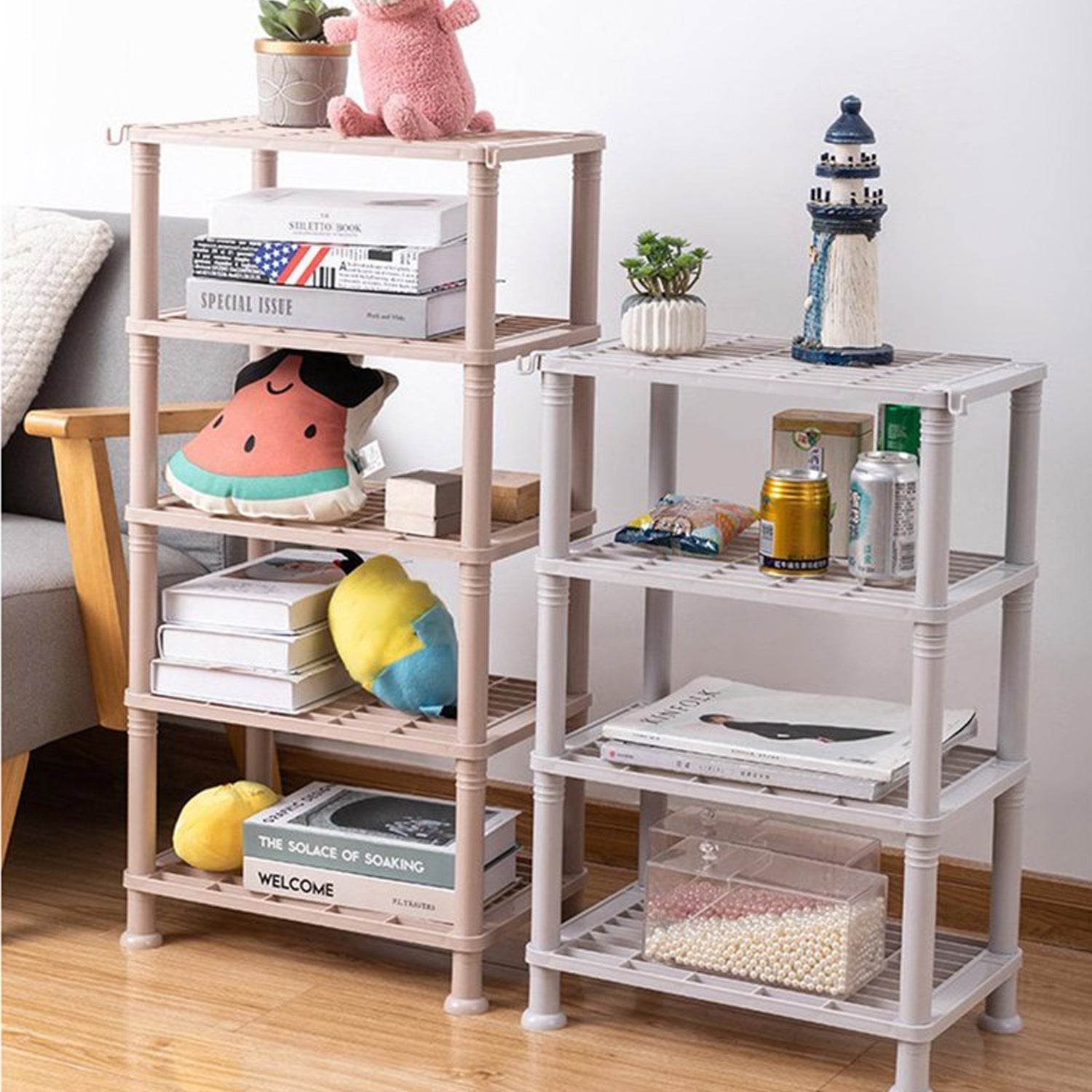 4 Layer Multifunctional Storage Shelf Organizer Narrow Storage Rack for Kitchen or Bathroom - infinityexculsivestore.com
