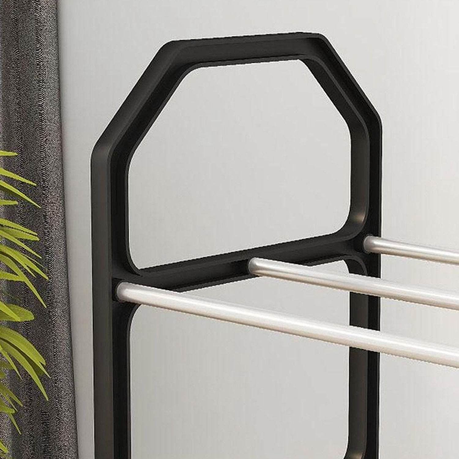4 Layer Space‑saving Shoes Show Rack Folding Shoe Rack (1 Pc) - infinityexculsivestore.com