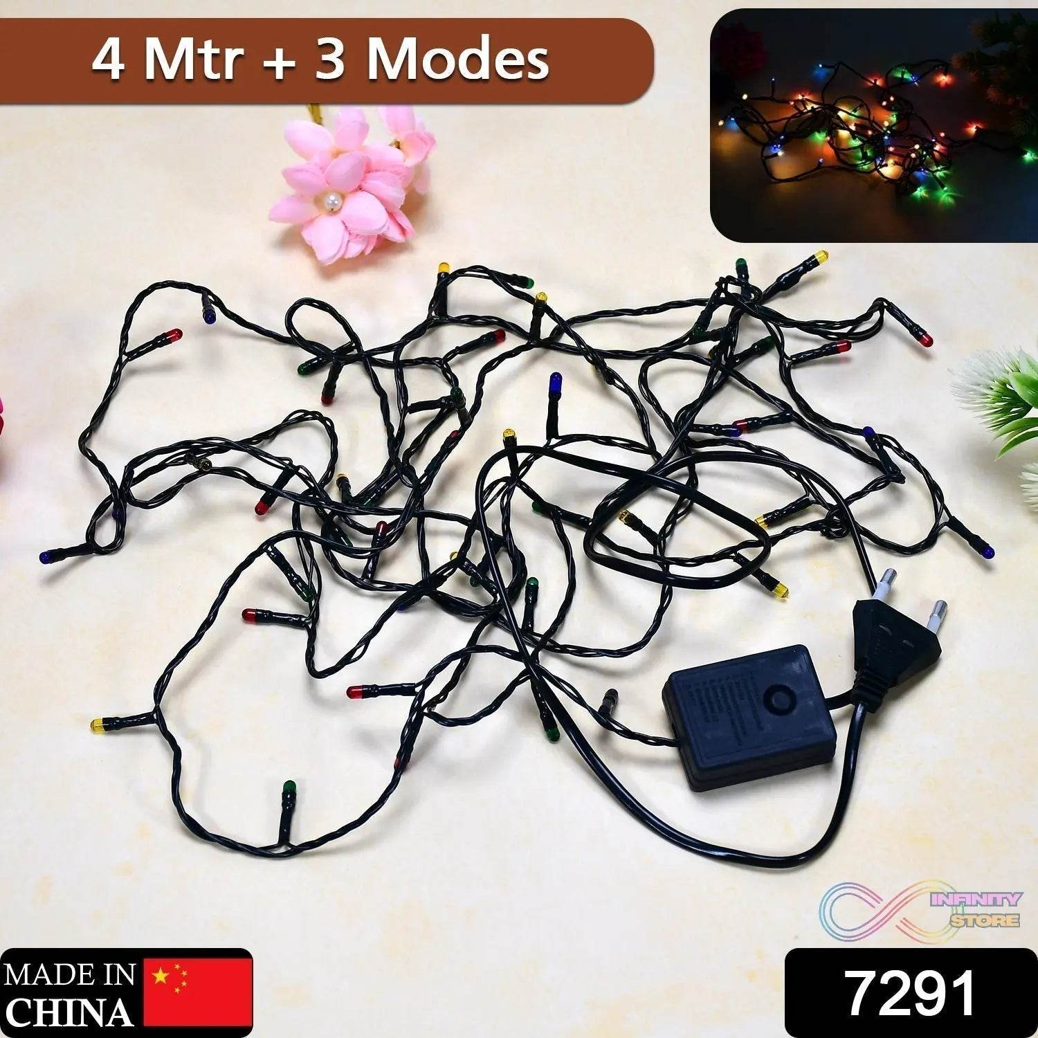 4 Meter Festival Decoration LED String Light in Multicolor - infinityexculsivestore.com