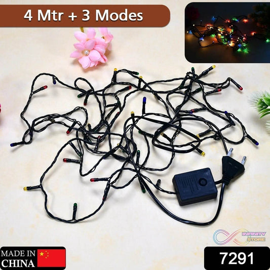 4 Meter Festival Decoration LED String Light in Multicolor - infinityexculsivestore.com