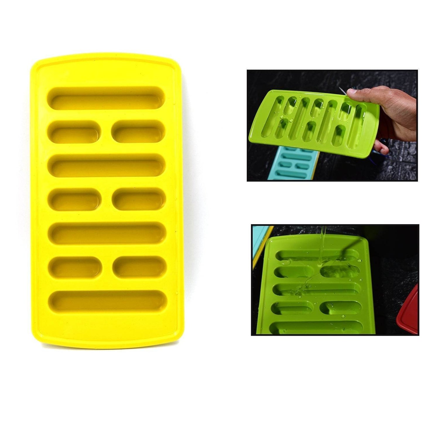 4 Pc Fancy Ice Tray used widely in all kinds of household places while making ices and all purposes. - infinityexculsivestore.com