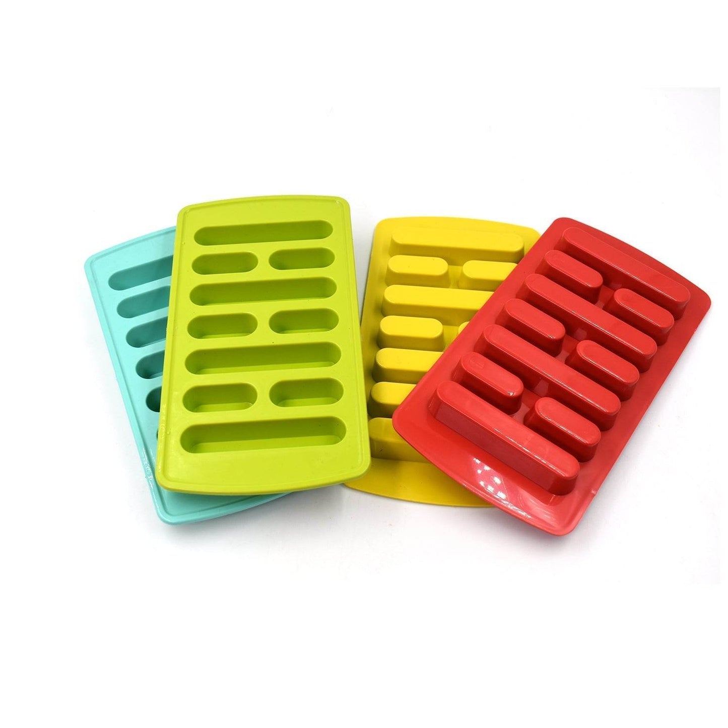 4 Pc Fancy Ice Tray used widely in all kinds of household places while making ices and all purposes. - infinityexculsivestore.com