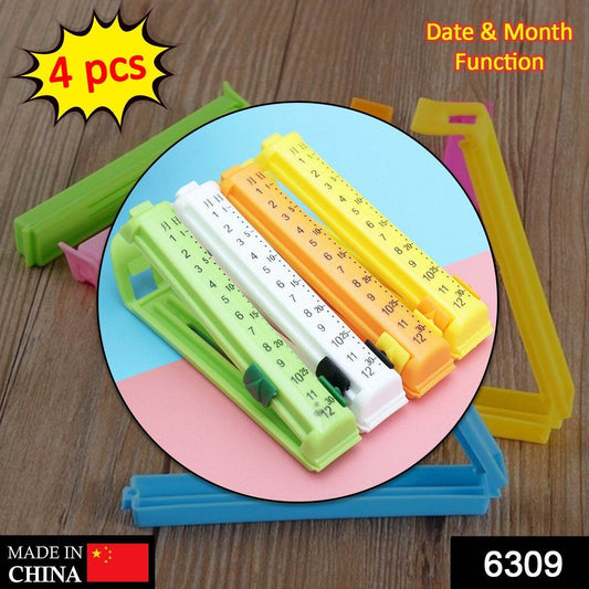 4 Pc Food Sealing Clip used for sealing of packed food stuffs and items to prevent them from contamination. - infinityexculsivestore.com