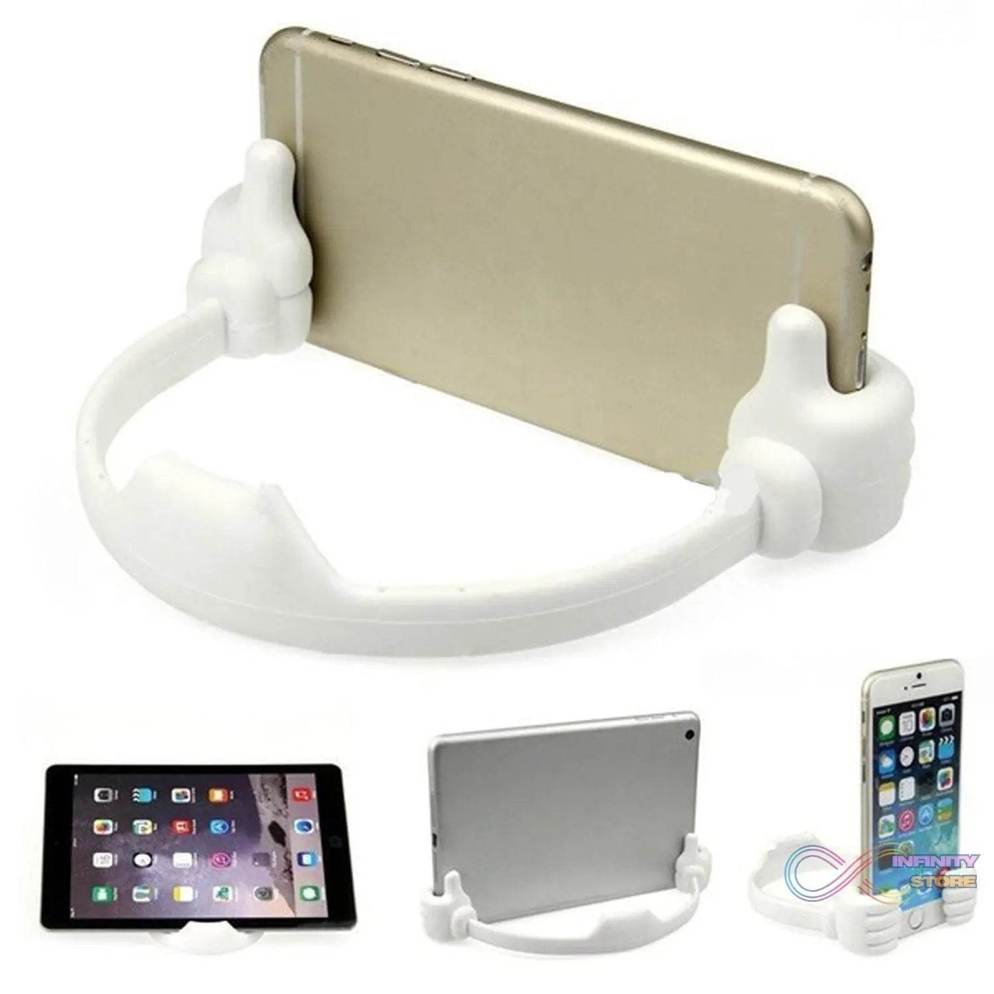 4 Pc Hand Shape Mobile Stand used in all kinds of places including household and offices as a mobile supporting stand. - infinityexculsivestore.com