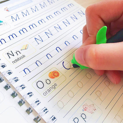 4 Pc Magic Copybook widely used by kids, children’s and even adults also to write down important things over it while emergencies etc. - infinityexculsivestore.com