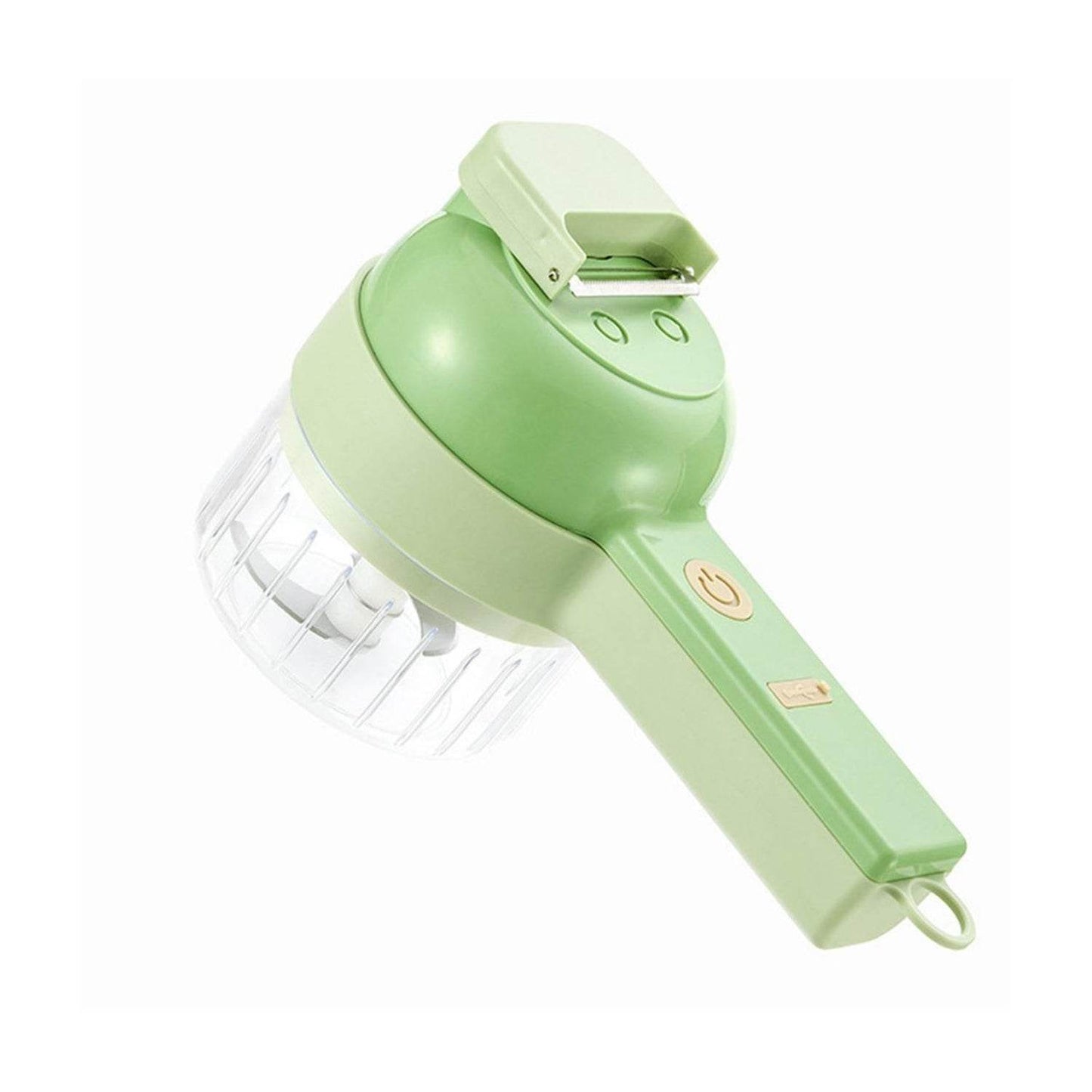 4 in 1 Handheld Electric Vegetable Cutter Set, Multifunction Mini Chopper Food Processor, Wireless Electric Garlic Mud Masher, for Garlic, Chili ,Onion, Ginger - infinityexculsivestore.com