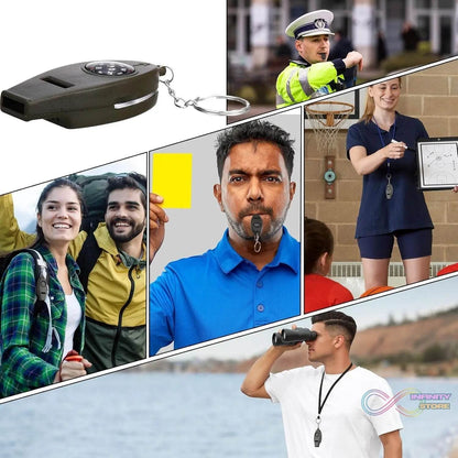 4 in 1 Multifunctional Emergency Survival Whistle (1 Pc) - infinityexculsivestore.com