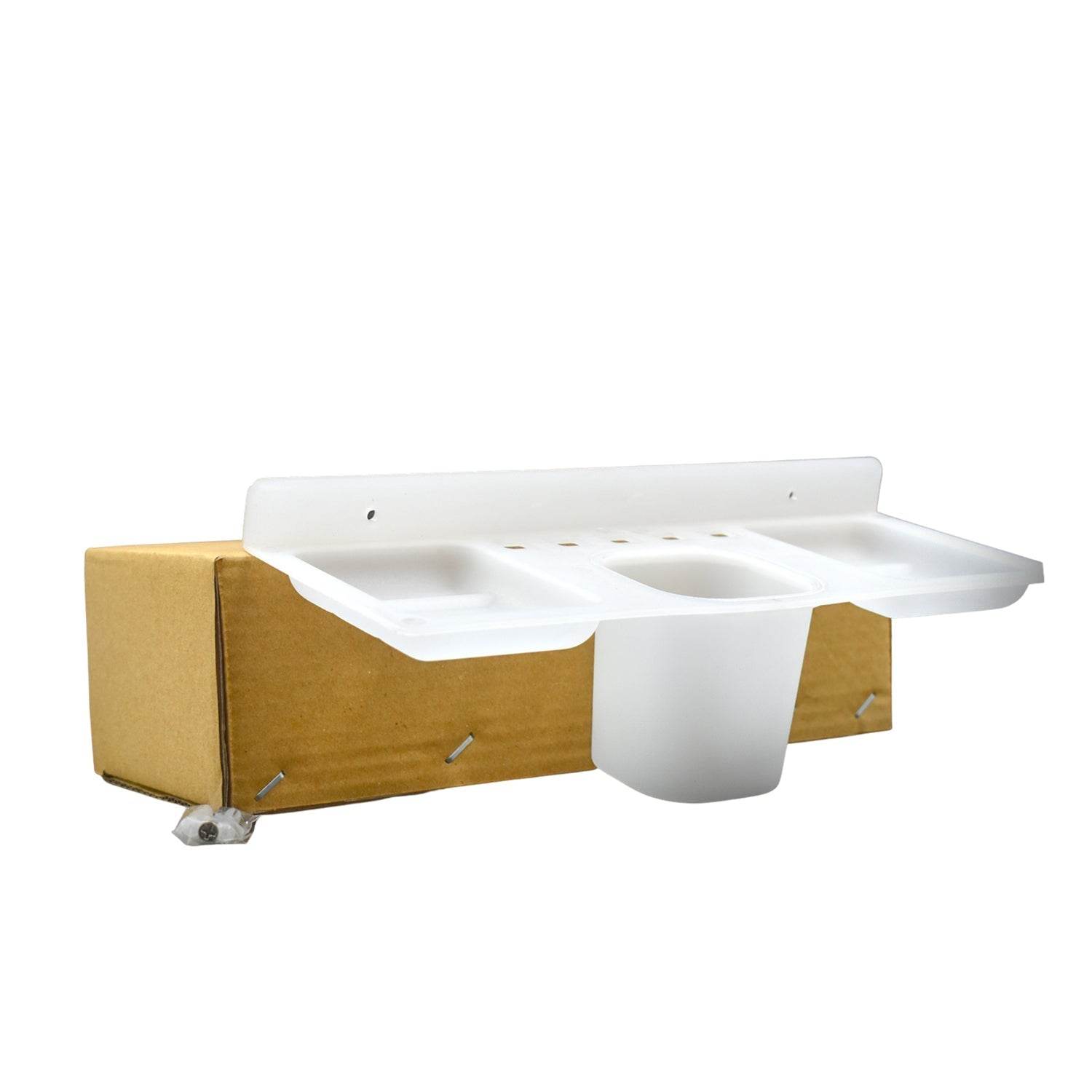 4 in 1 Plastic Soap Dish and plastic soap dish tray used in bathroom and kitchen purposes. - infinityexculsivestore.com