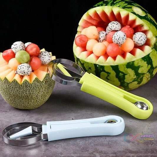 4-in-1 Stainless Steel Fruit Baller & Scooper - infinityexculsivestore.com