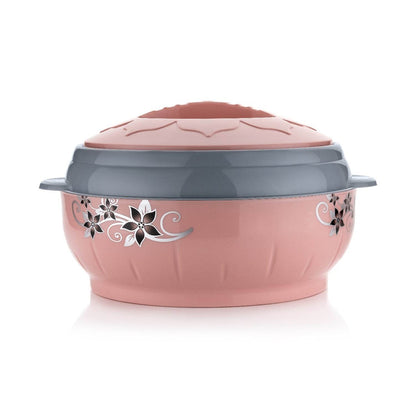 4500ml Insulated Casserole Box (Steel): Floral Print, Keeps Food Hot/Cold - infinityexculsivestore.com