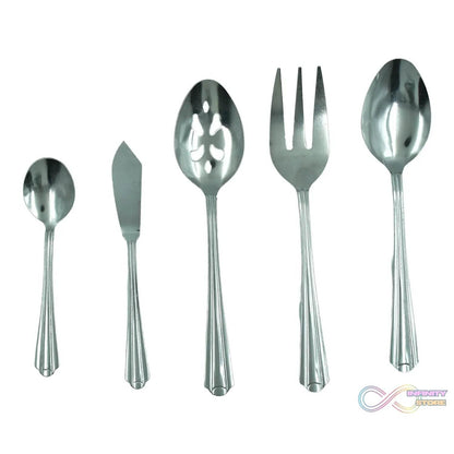 45Pc Stainless steel Flatware Set Used For Dinner, Breakfast And Lunch Purposes In All Kinds Of Places. - infinityexculsivestore.com