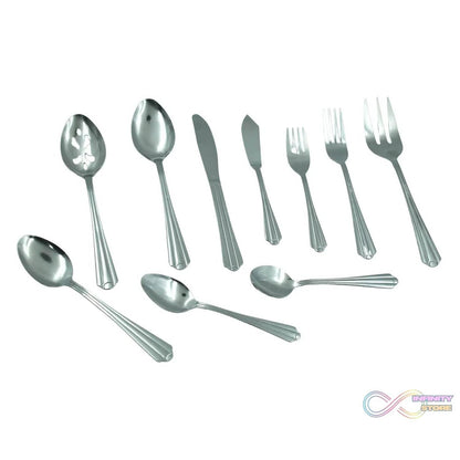 45Pc Stainless steel Flatware Set Used For Dinner, Breakfast And Lunch Purposes In All Kinds Of Places. - infinityexculsivestore.com