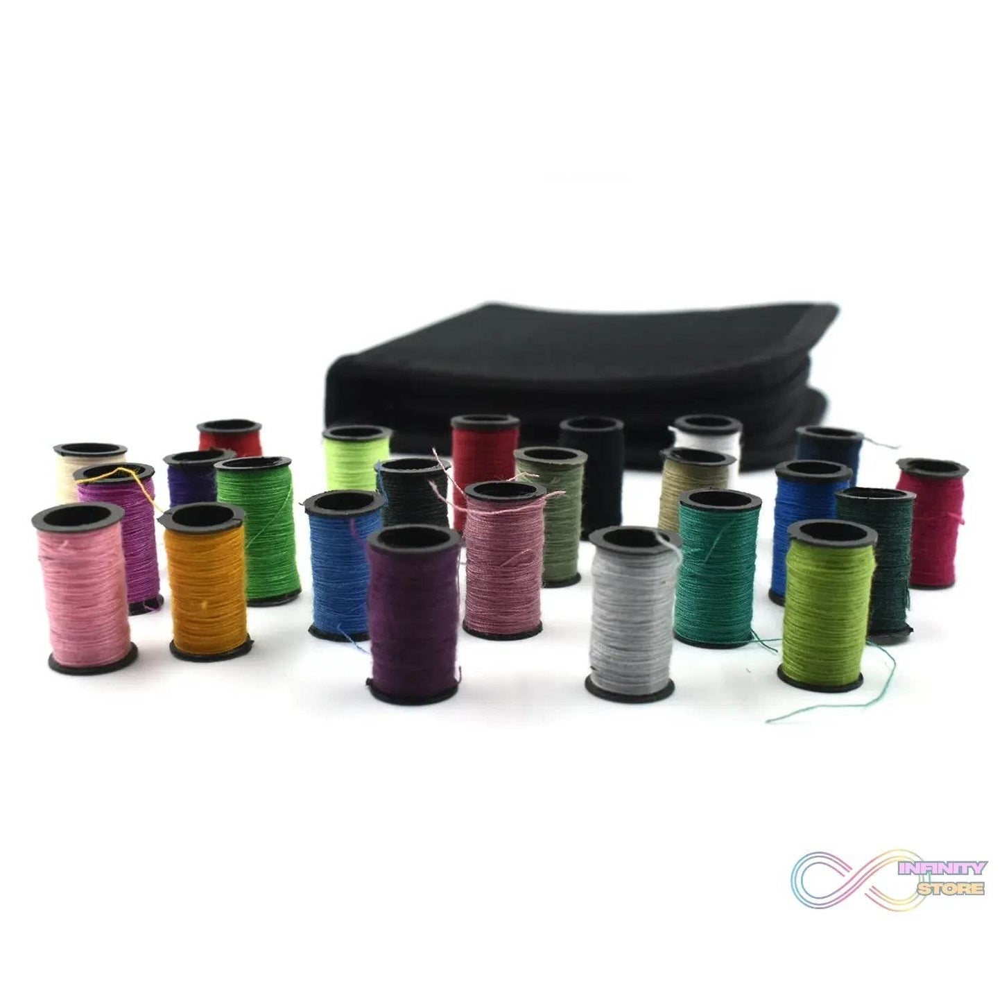 48 Pc Purse Sewing Set used for sewing of clothes and fabrics including all home purposes. - infinityexculsivestore.com