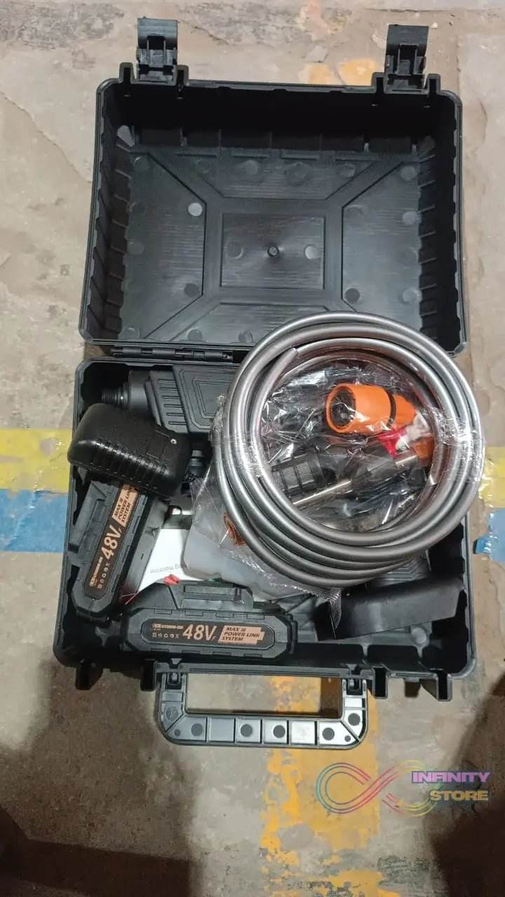 48V Double Battery Car & Washer Gun With 12.6v Charger - infinityexculsivestore.com