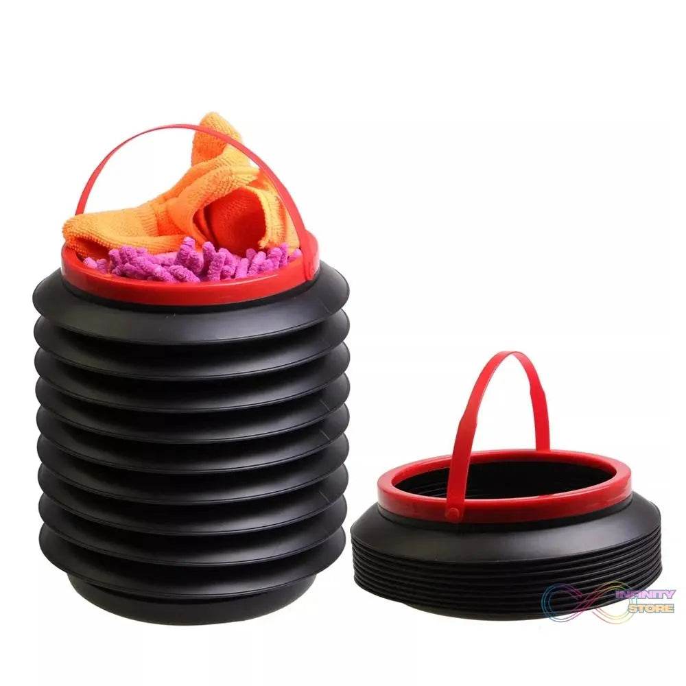 4L Foldable Car Trash Can Storage Organiser - infinityexculsivestore.com