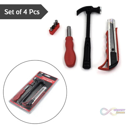 4PC HELPER TOOL SET USED WHILE DOING PLUMBING AND ELECTRICIAN REPAIRMENT IN ALL KINDS OF PLACES LIKE HOUSEHOLD AND OFFICIAL DEPARTMENTS ETC. - infinityexculsivestore.com
