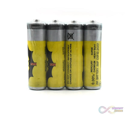 4Pc AA Battery and power cells used in technical devices such as T.V remote, torch etc for their functioning. - infinityexculsivestore.com