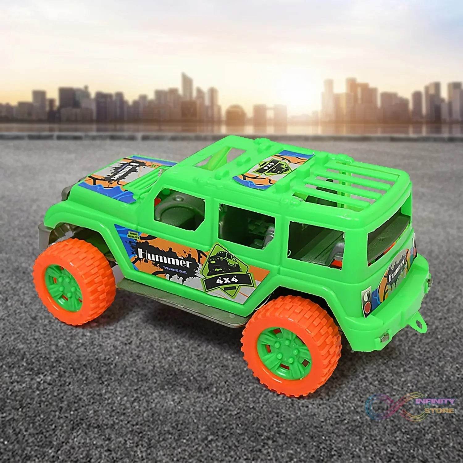 4X4 Jeep Car Toy For Kids Pull Back Jeep Car - infinityexculsivestore.com