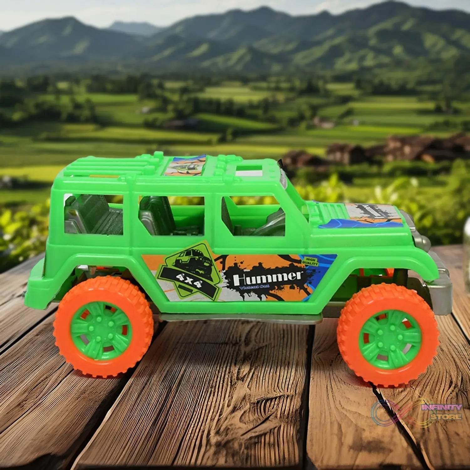 4X4 Jeep Car Toy For Kids Pull Back Jeep Car - infinityexculsivestore.com