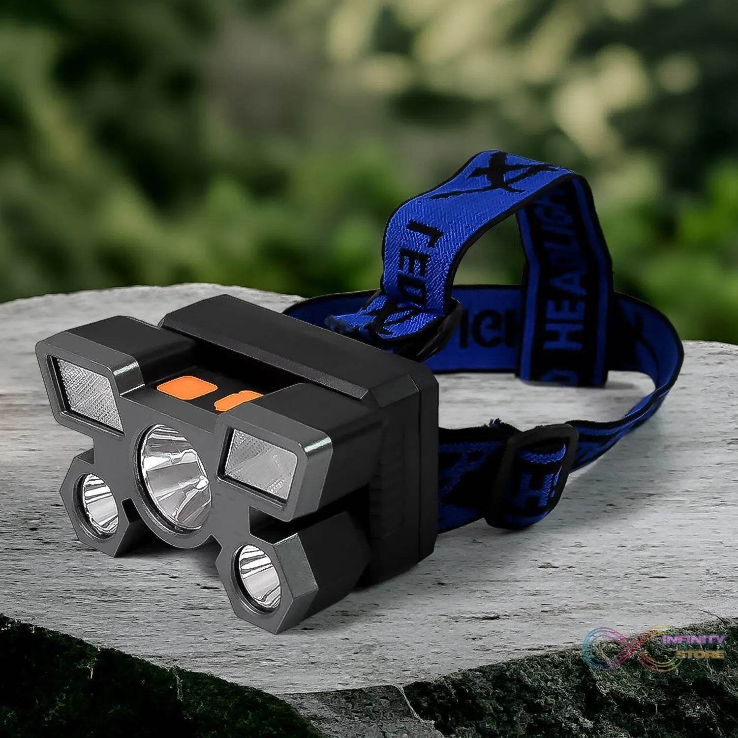 5 LED Headlamp USB Rechargeable Head Light (1 Pc) - infinityexculsivestore.com