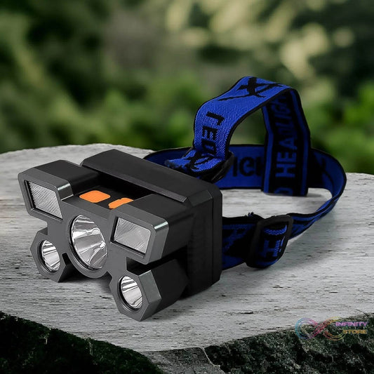 5 LED Headlamp USB Rechargeable Head Light (1 Pc) - infinityexculsivestore.com