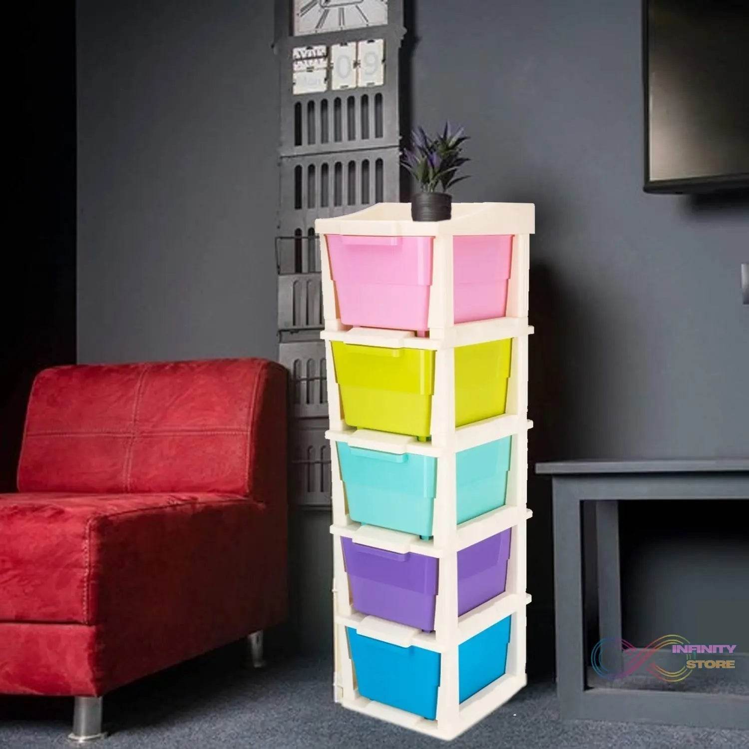 5 Layer Multi-Purpose Modular Drawer Storage System - infinityexculsivestore.com