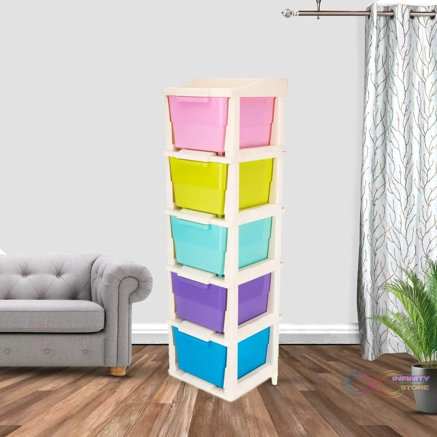 5 Layer Multi-Purpose Modular Drawer Storage System - infinityexculsivestore.com