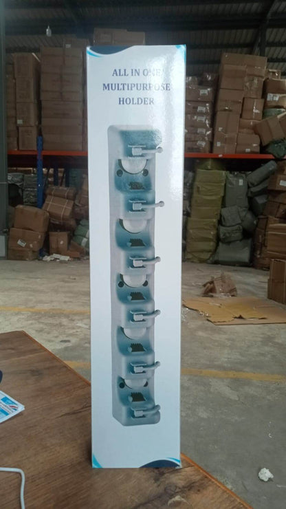 5-Layer Multipurpose Wall Mounted Organizer Mop And Broom Holder - infinityexculsivestore.com