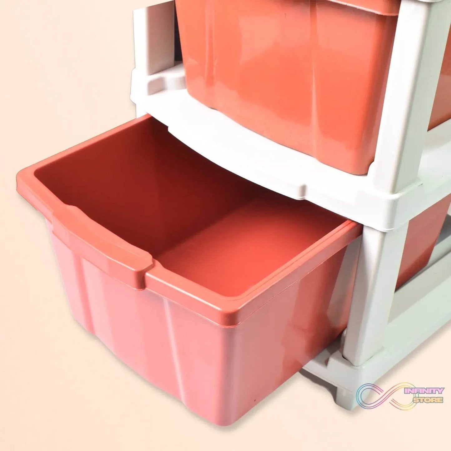 5-Layer Plastic Drawer Storage Organizer, Multi-Purpose Cabinet (1 Pc) - infinityexculsivestore.com