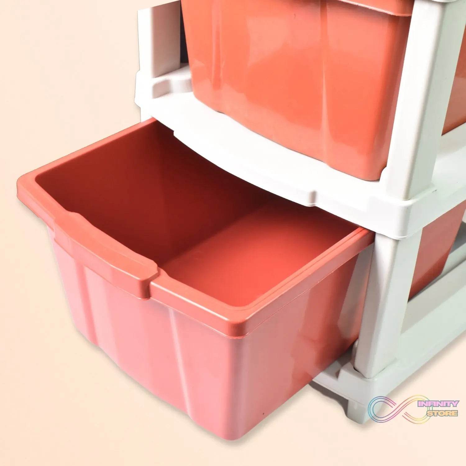 5-Layer Plastic Drawer Storage Organizer, Multi-Purpose Cabinet (1 Pc) - infinityexculsivestore.com