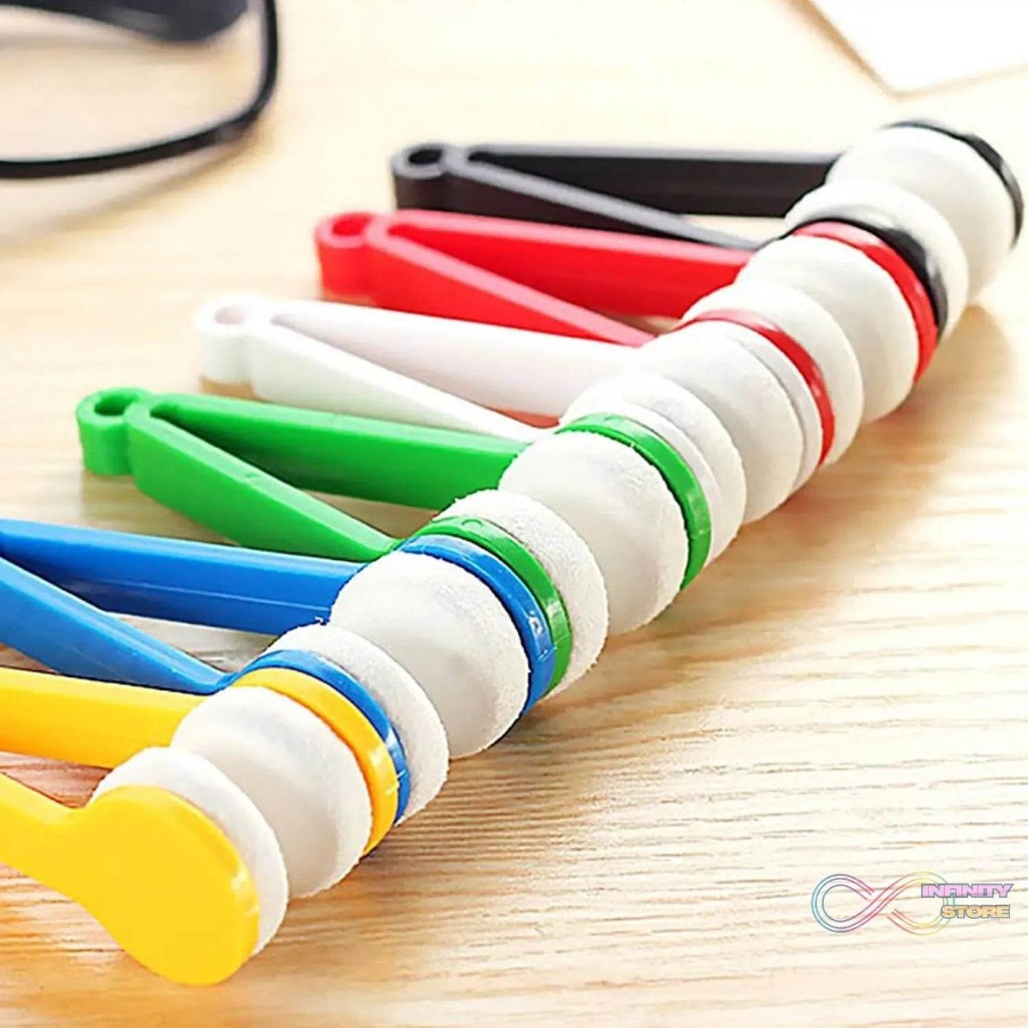 5 Pc Goggle Cleaner With Box used for cleaning glasses and goggles and can be used in all kinds of places like household and official. - infinityexculsivestore.com