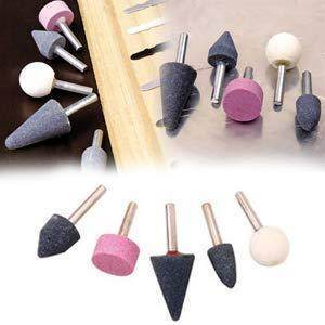 '-5 Pcs Shank Abrasive Mounted Stone (Multicolour) - infinityexculsivestore.com