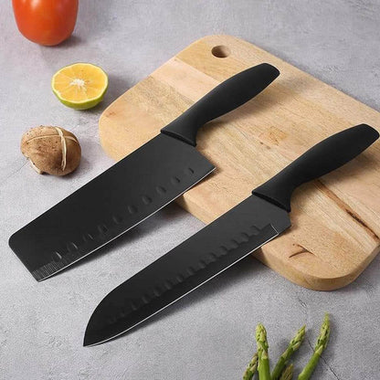 5-Piece Stainless Steel Kitchen Knife Set – Chef, Chopping, Utility, Butcher Knives - infinityexculsivestore.com