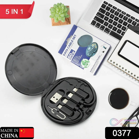 5-in-1 Charging Kit: Universal Cable for Every Device! - infinityexculsivestore.com