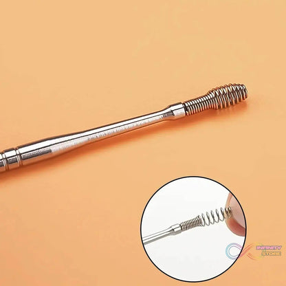 5-in-1 Ear Wax Cleaner- Resuable Ear Cleaning Tools With Plastic Case (5 Pcs Set) - infinityexculsivestore.com