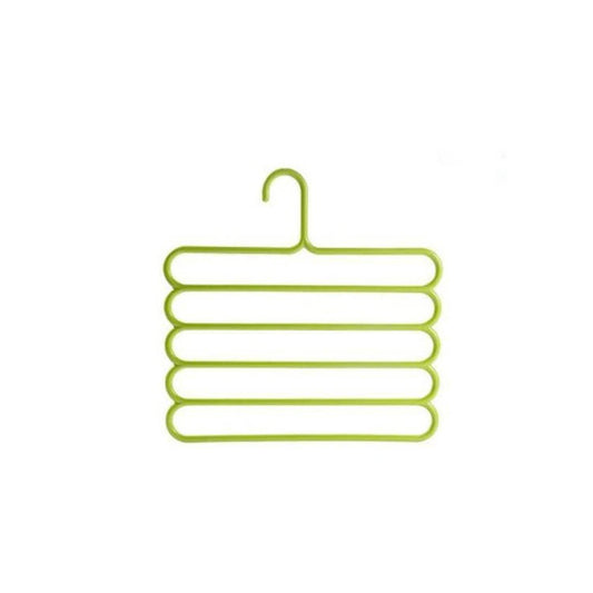5 in 1 Multipurpose Plastic Hanger, Assorted (5-Layer) - infinityexculsivestore.com